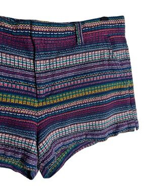 Gap City Shorts 3” Multicolor Woven Jacquard Stripe Boho